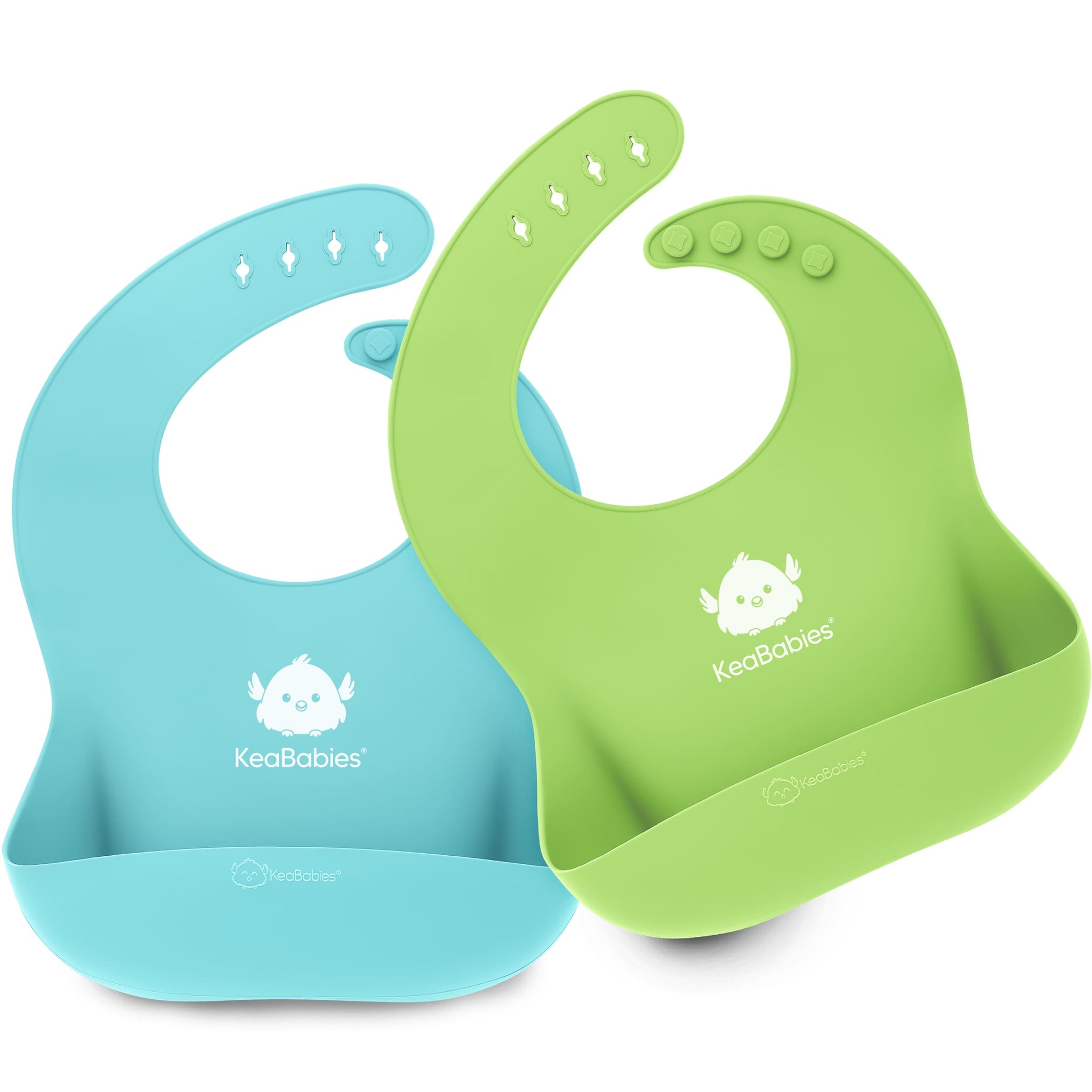 Lightweight Baby Silicone Bib BPA Free KeaBabies