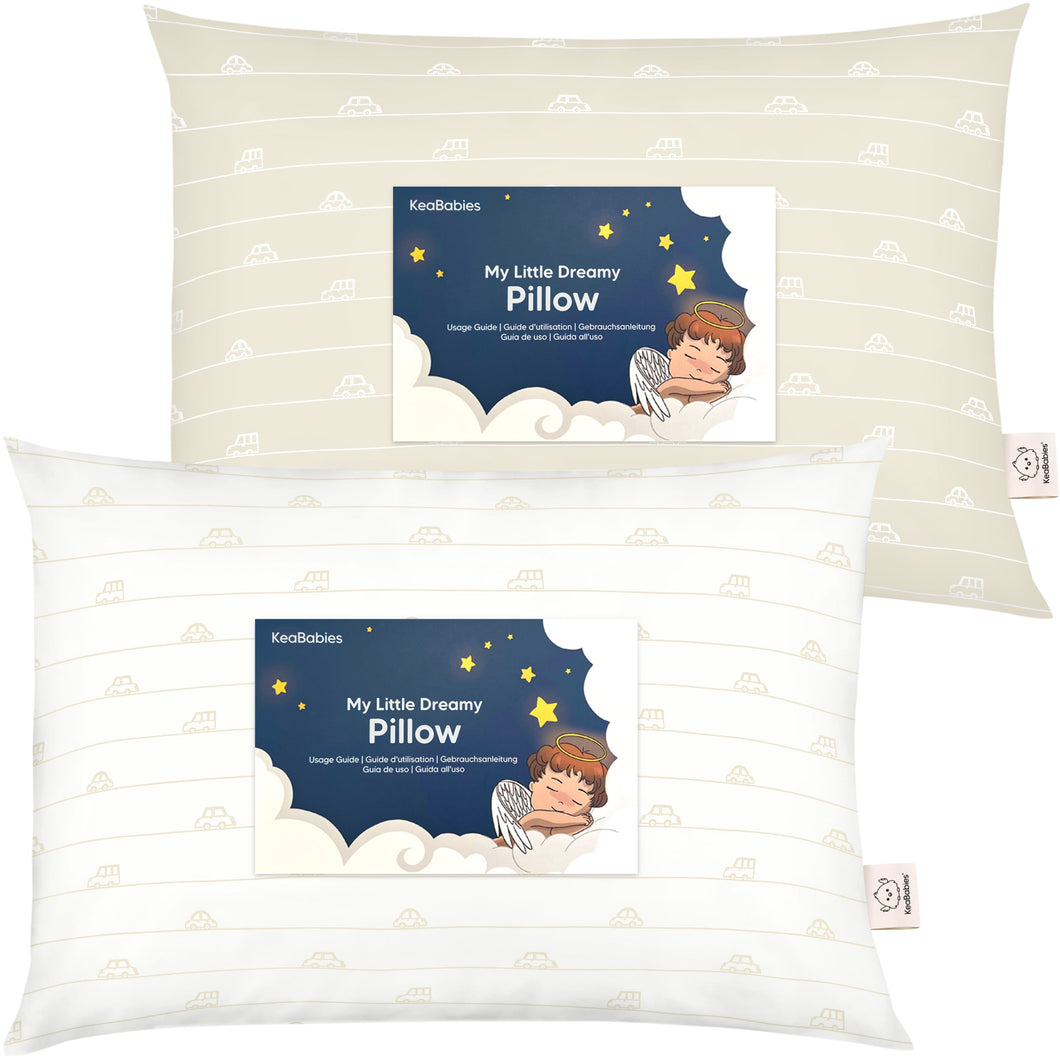 2-Pack Toddler Pillows (City Cars)