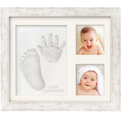 Baby Handprint & Footprint Keepsake Solo Frame 27073951432890