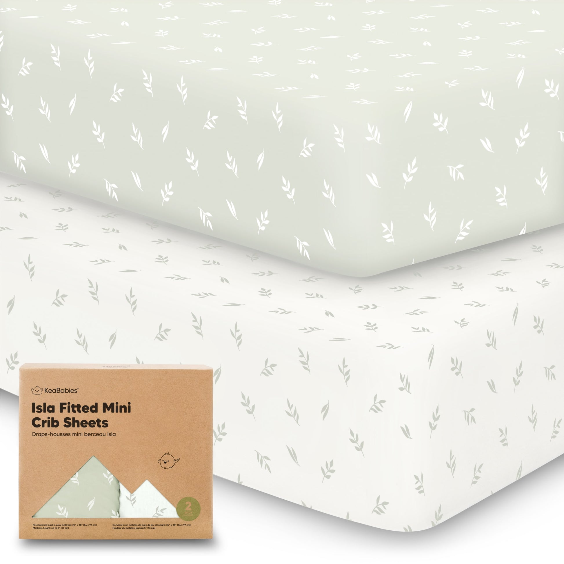 Isla Fitted Mini Crib Sheets 27067980021946