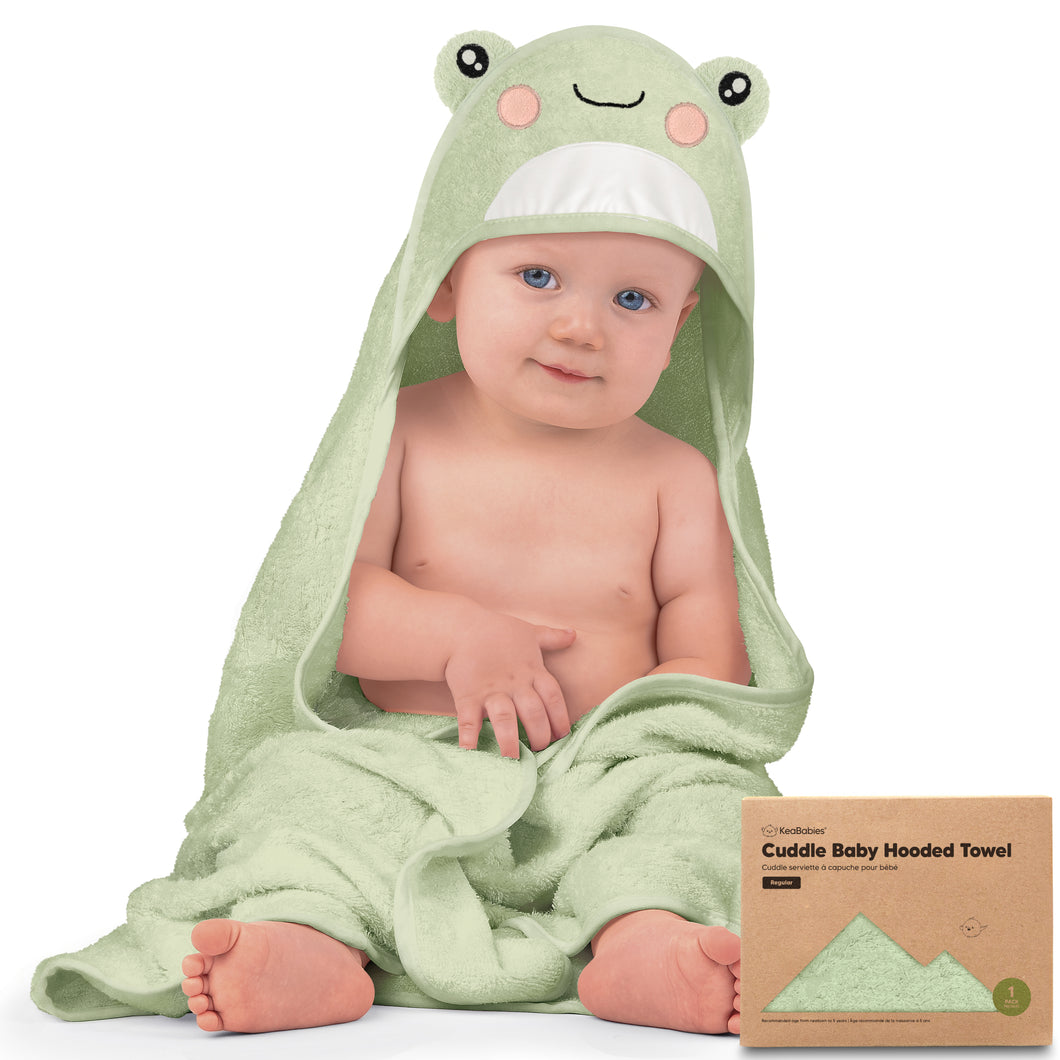 Cuddle Baby Hooded Towel (Frog)