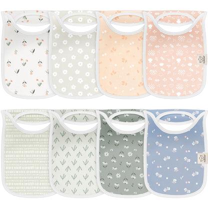 8-Pack Hallo Drool Bibs 27208191705274