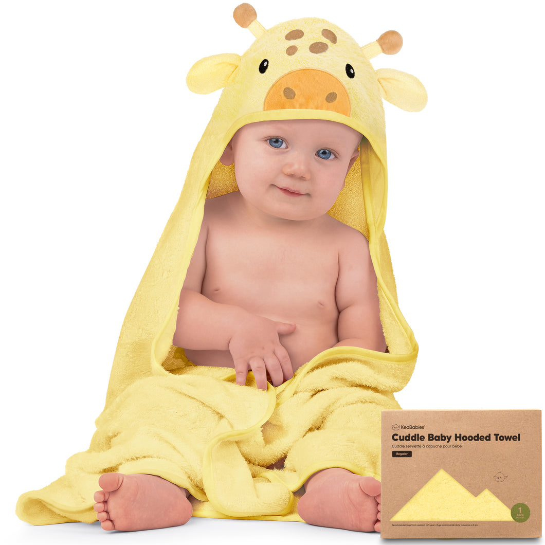 Cuddle Baby Hooded Towel (Giraffe)