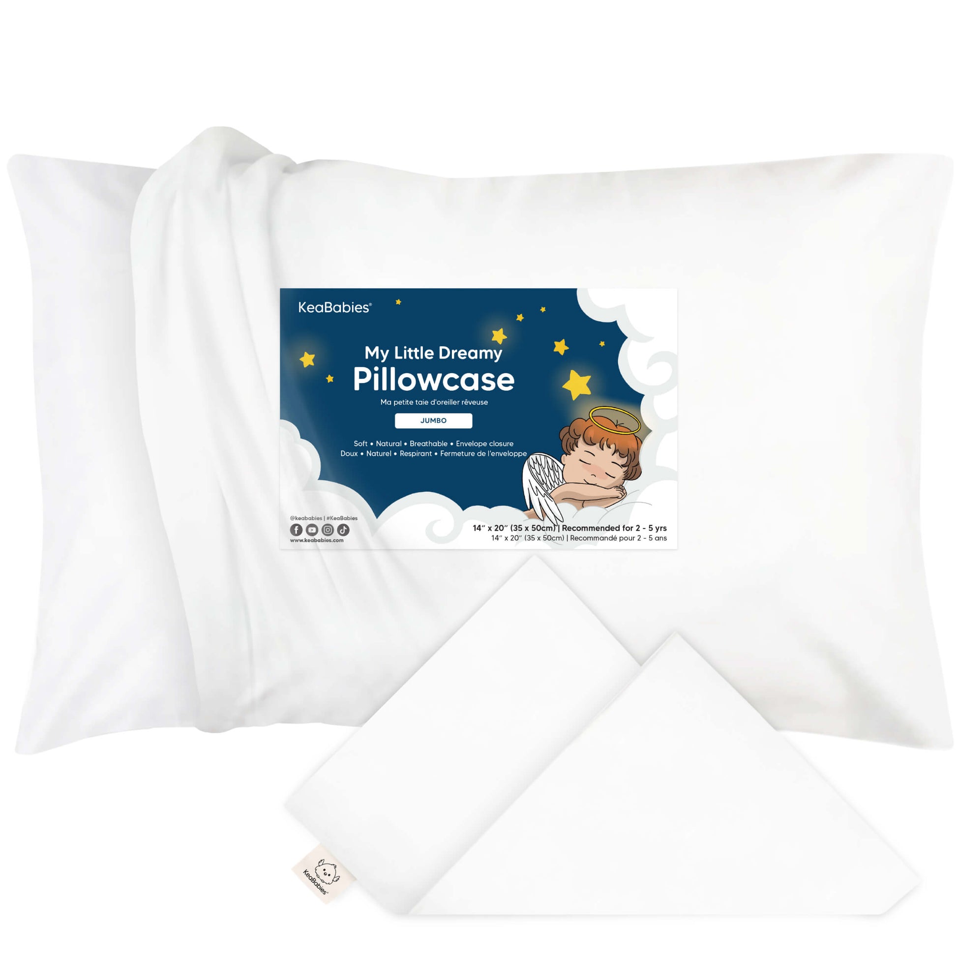 Jumbo Toddler Pillowcase 14X20" 27278735114426