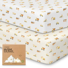 Crib sheets fitted top