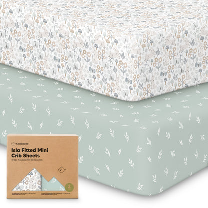 Isla Fitted Mini Crib Sheets 27347685769402
