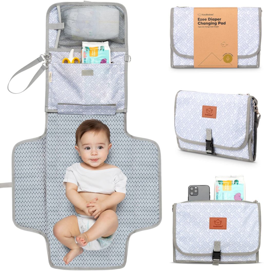 Compact Baby Diaper Mat Changing Pad KeaBabies