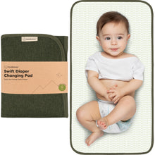 Load image into Gallery viewer, Swift Diaper Changing Pad (Dark Olive)
