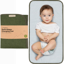 Load image into Gallery viewer, Swift Diaper Changing Pad (Olive Green)
