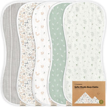 Load image into Gallery viewer, Softe Muslin Baby Burp Cloth
