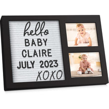 Load image into Gallery viewer, Heartfelt Picture Frame with Felt Letterboard
