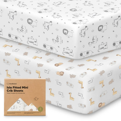 Isla Fitted Mini Crib Sheets 27807254708410