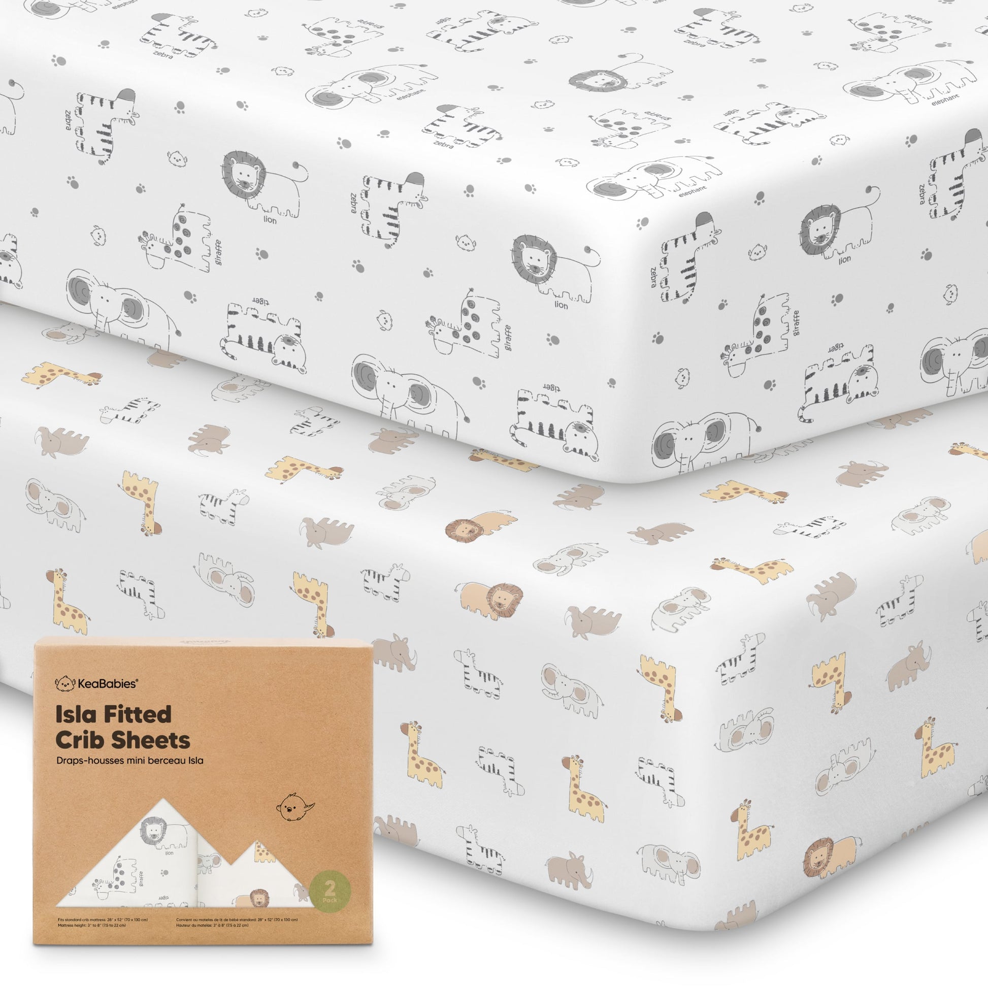 Isla Fitted Crib Sheets 27839487377594