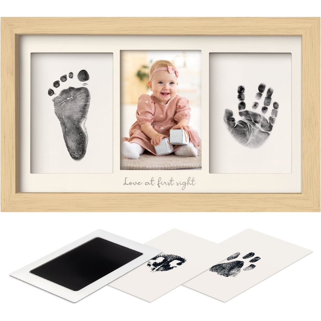 Photo Frame Baby Handprint Clay Baby Hand And Footprint Kit Baby