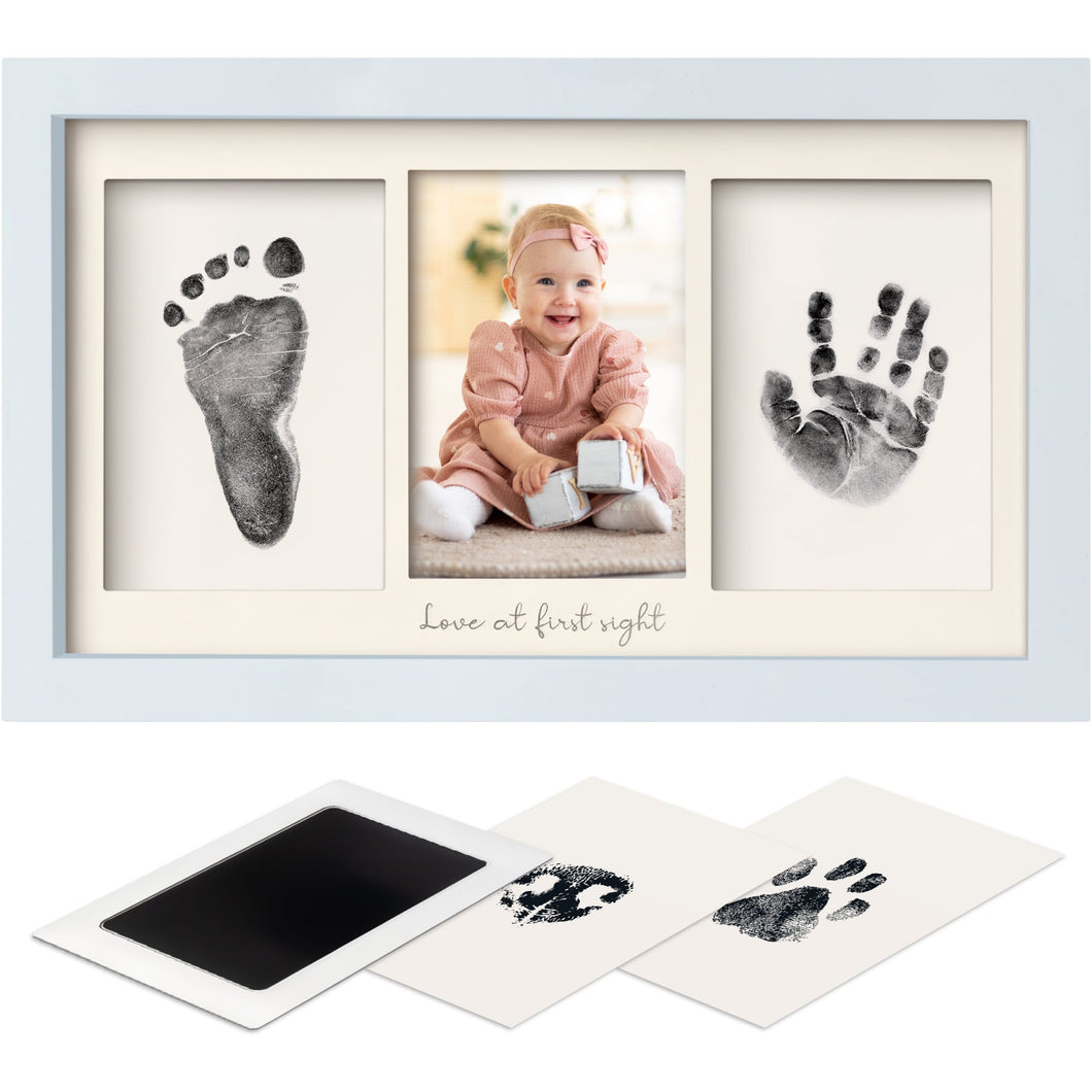 Duo Clean Touch Inkless Hand & Footprint Frame Kit (Mist Blue)
