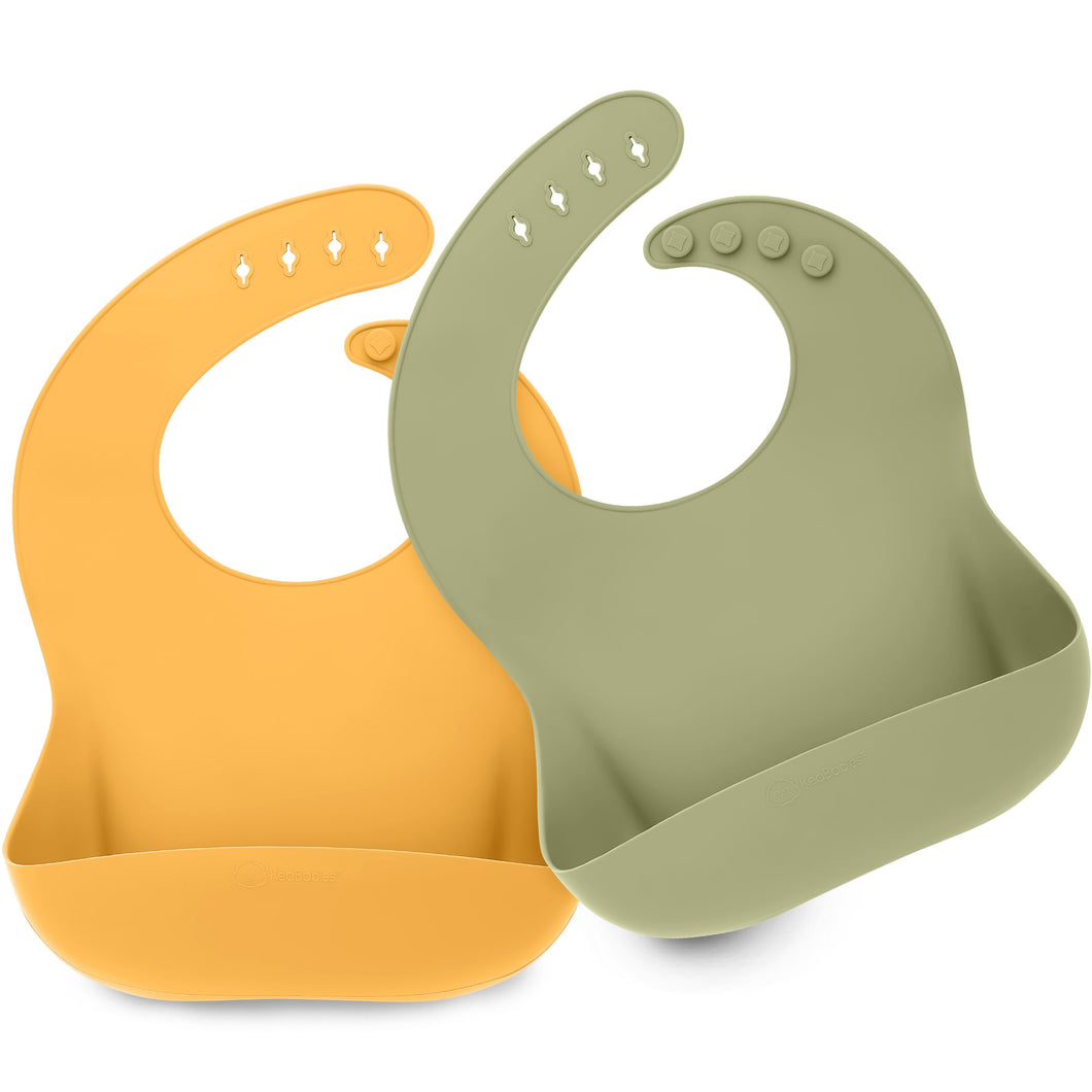 2-Pack Prep Silicone Bibs (Harvest)