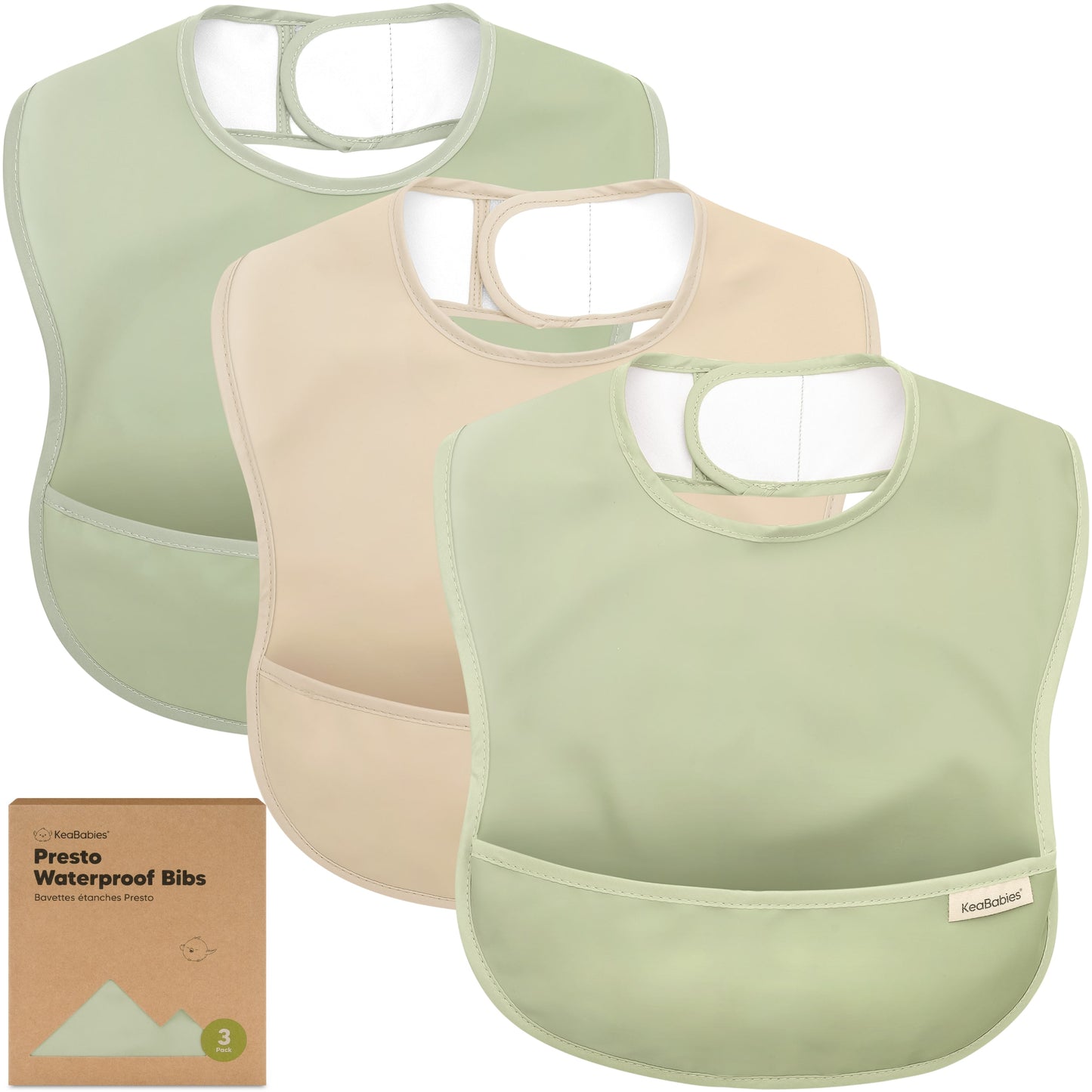 3-Pack Presto Waterproof Bibs 27421746659514