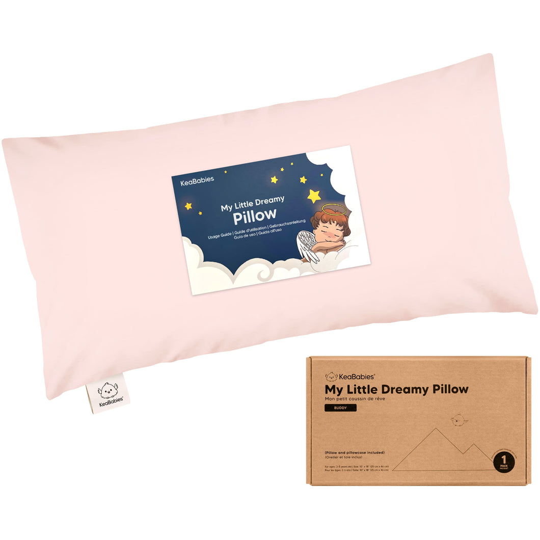 Buddy Toddler Pillow (Mist Pink)