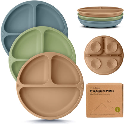 3-Pack Prep Silicone Suction Plates 28066398666938