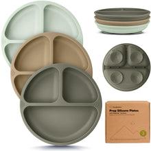 Load image into Gallery viewer, 3-Pack Prep Silicone Suction Plates
