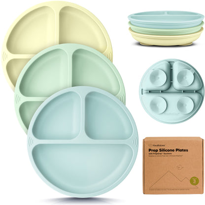 3-Pack Prep Silicone Suction Plates 28066398503098
