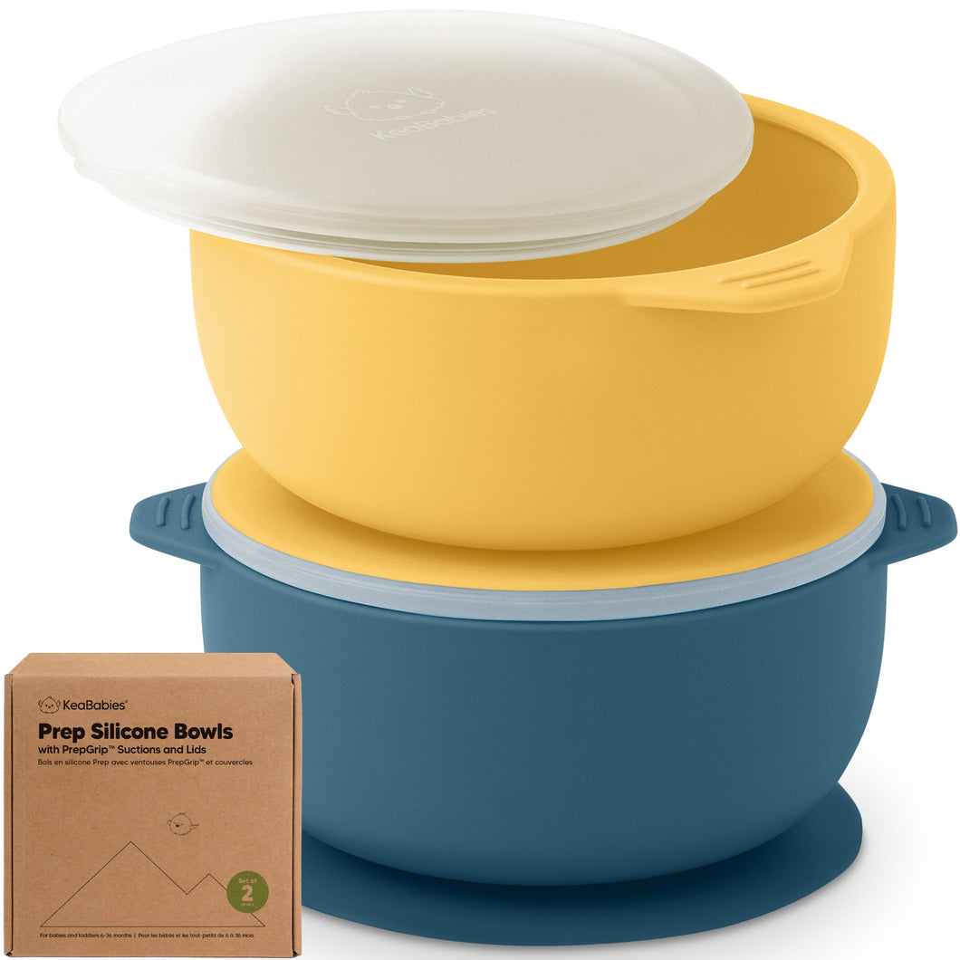 2-Pack Prep Silicone Suction Bowls (Valiant)