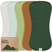 Load image into Gallery viewer, 5-Pack Urban Quin Burp Cloths
