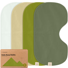 Load image into Gallery viewer, 4-Pack Hallo Burp Cloths (Palms)
