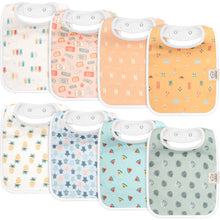 Load image into Gallery viewer, 8-Pack Coast Drool Bibs
