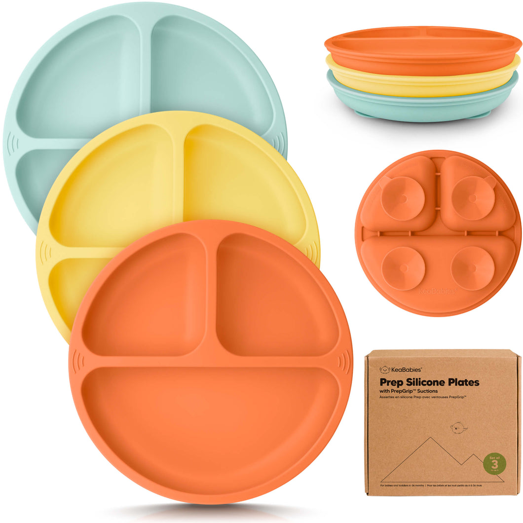 3-Pack Prep Silicone Suction Plates (Amaze)