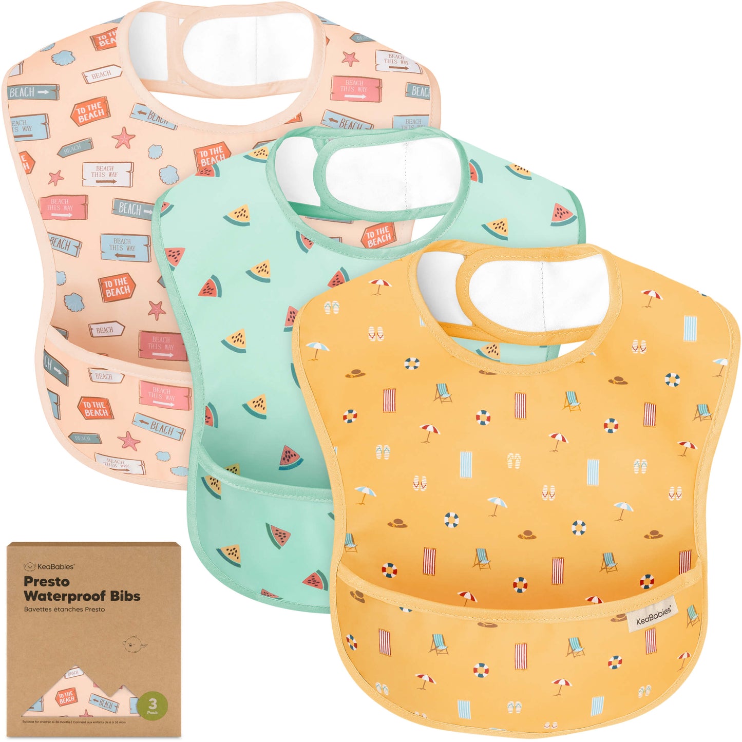 3-Pack Presto Waterproof Bibs 28088728748218