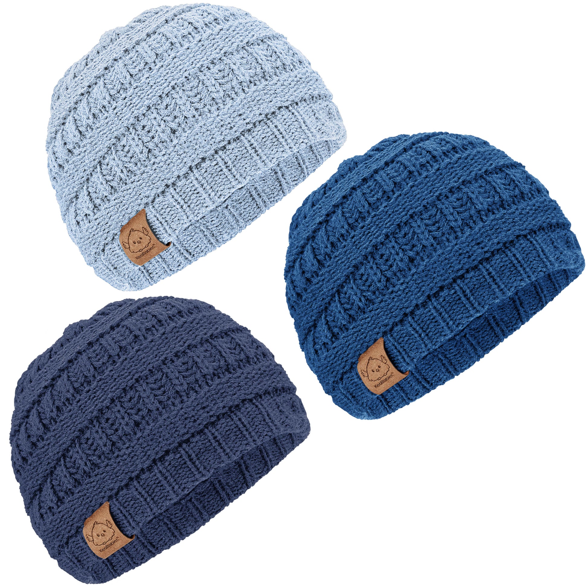 3-Pack Warmzy Baby Beanies 28143233335482