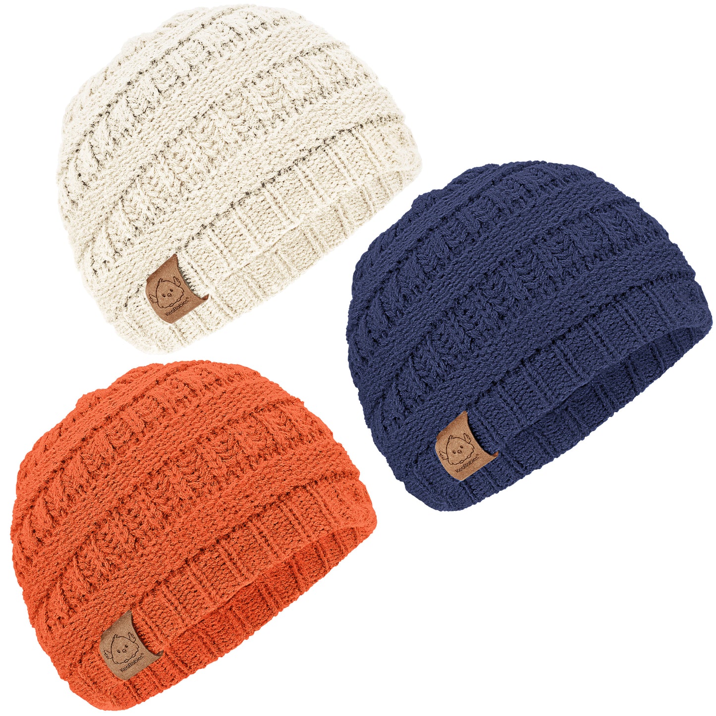 3-Pack Warmzy Baby Beanies 28110847606970