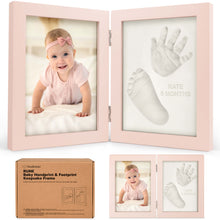Load image into Gallery viewer, Rune Hand &amp; Footprint Keepsake Frame
