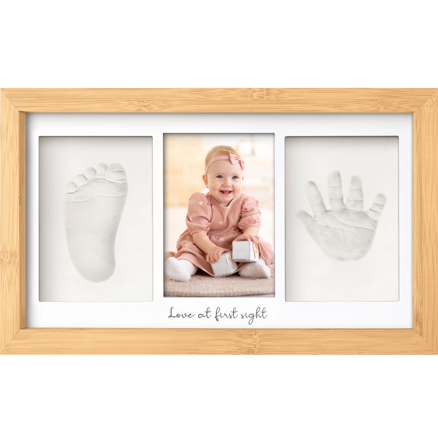 Baby Handprint & Footprint Keepsake Duo Frame 28237679001786