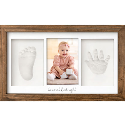 Baby Handprint & Footprint Keepsake Duo Frame 28237678313658