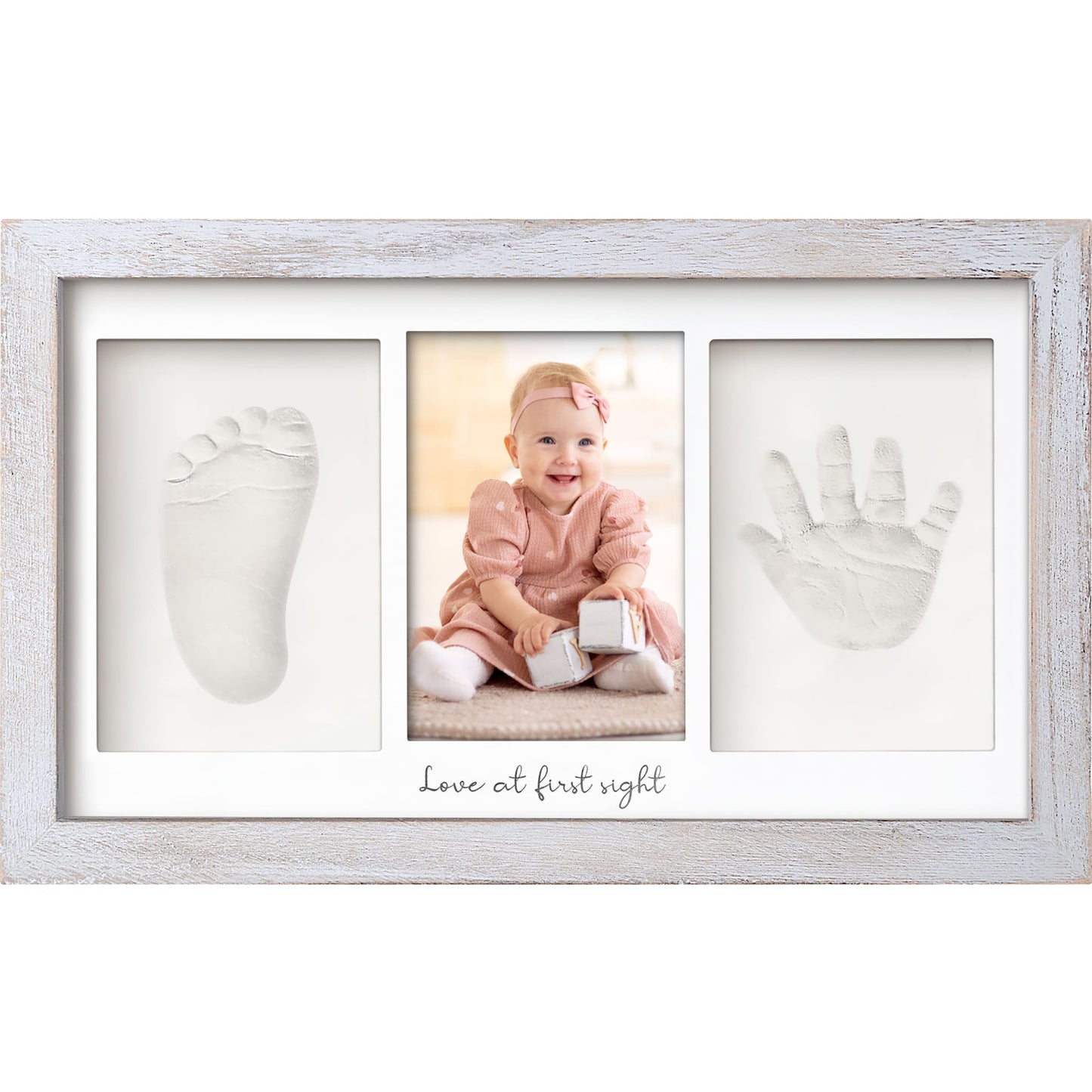 Baby Handprint & Footprint Keepsake Duo Frame 28111842672826