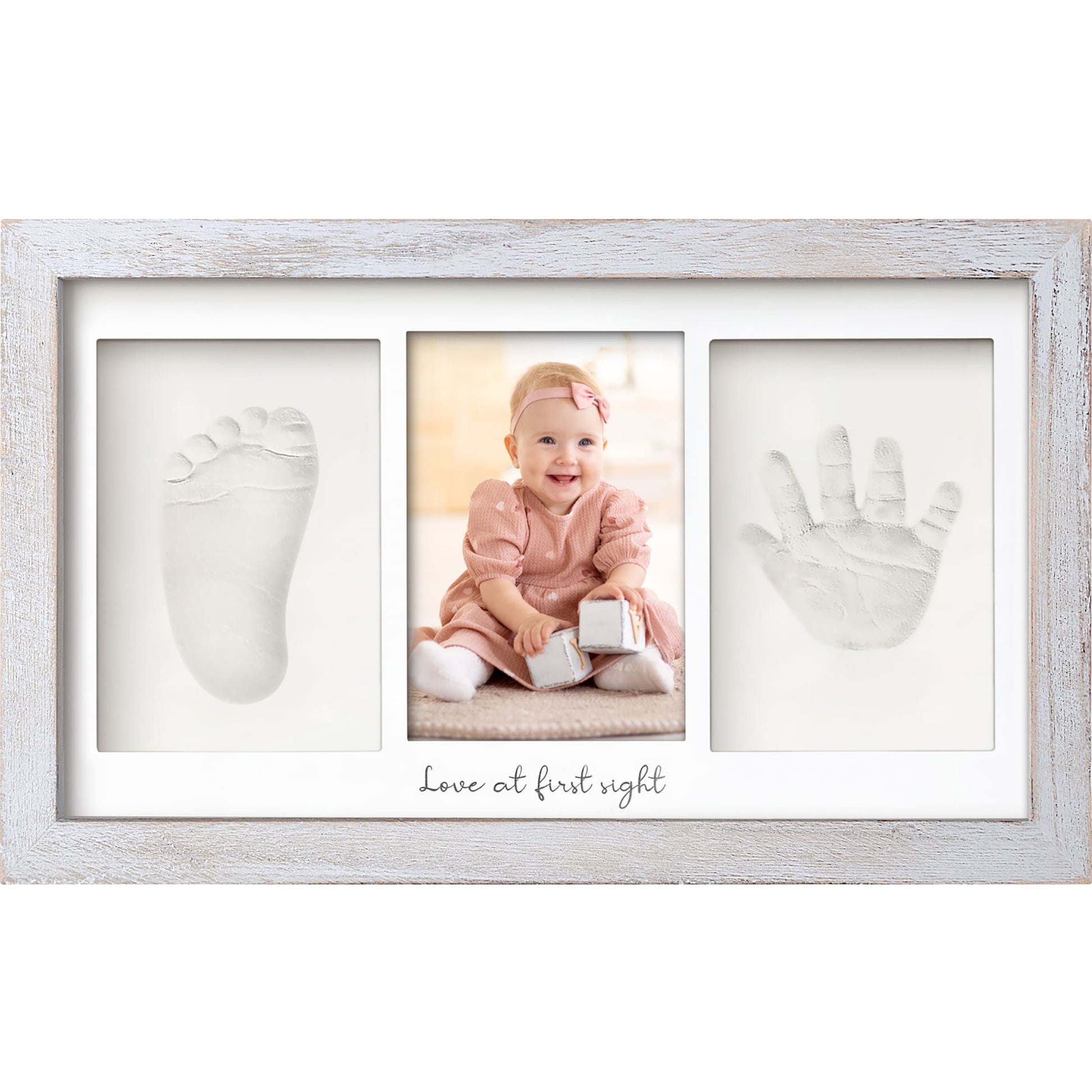 Baby Handprint & Footprint Keepsake Duo Frame 28111842672826