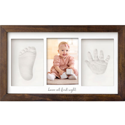 Baby Handprint & Footprint Keepsake Duo Frame 28237657211066