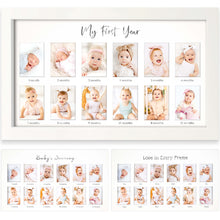 Load image into Gallery viewer, Nova Baby&#39;s First Year Picture Frame
