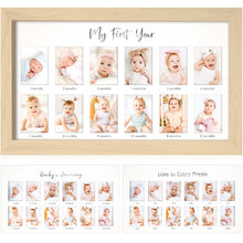 Load image into Gallery viewer, Nova Baby&#39;s First Year Picture Frame
