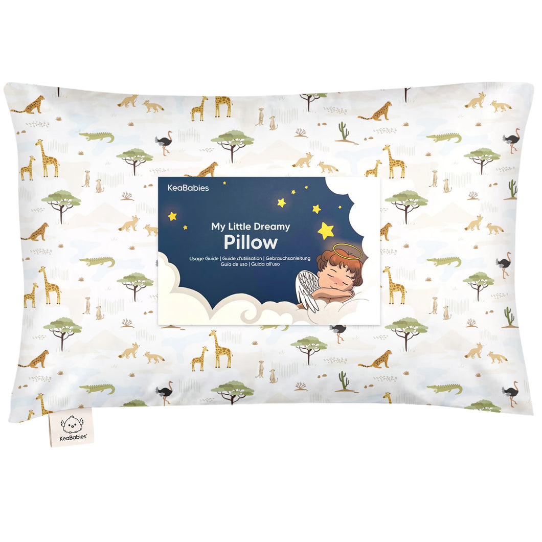 Toddler Pillow with Pillowcase (Grasslands)