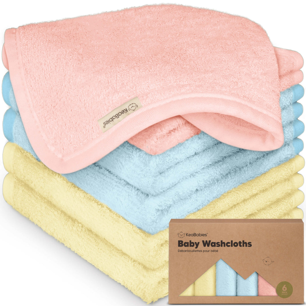 Deluxe Baby Washcloths (Candy Pop)