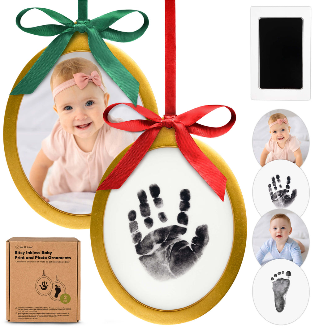 Bitsy Inkless Baby Print and Photo Ornaments