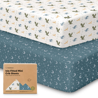 Isla Fitted Mini Crib Sheets 28397317062842