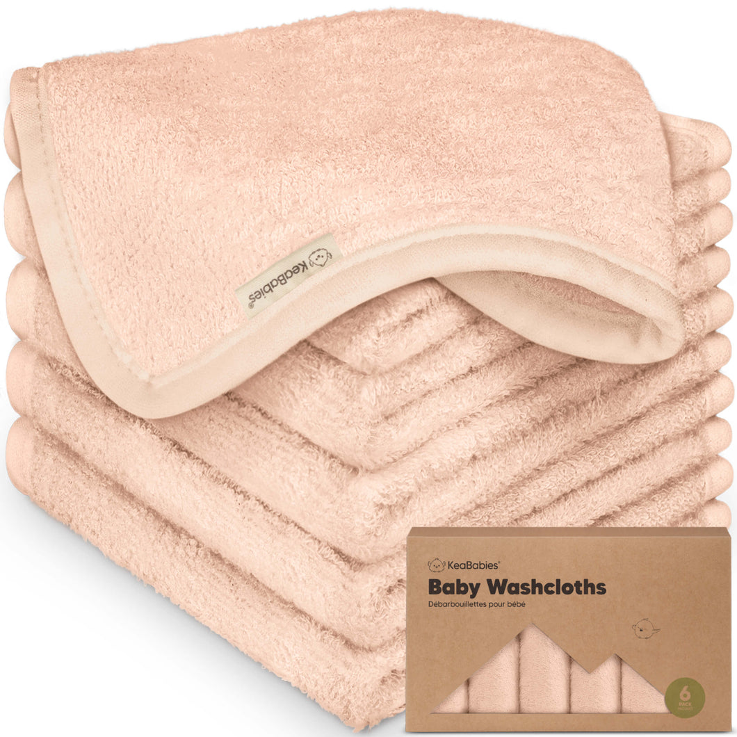 Deluxe Baby Washcloths (Peachy)