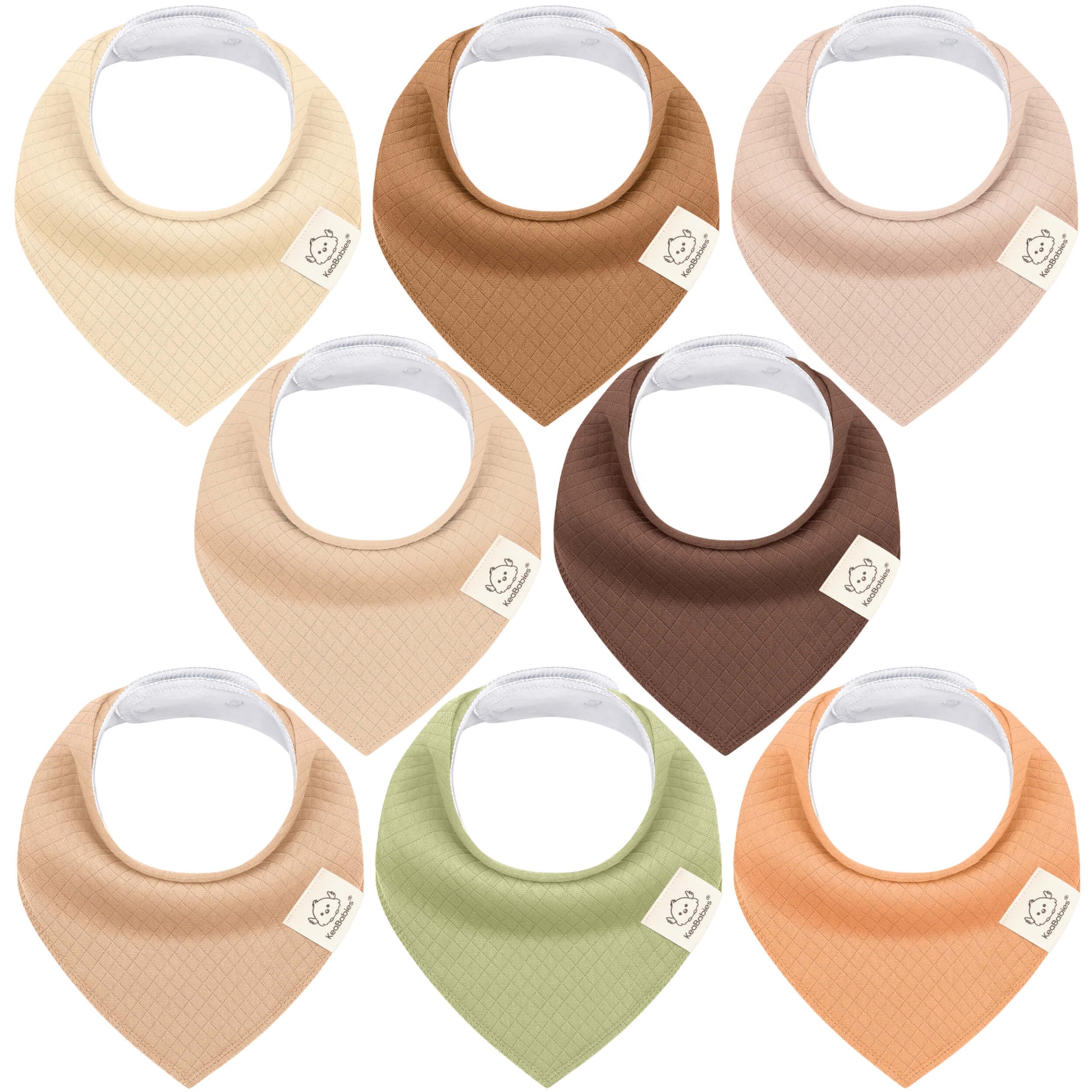 8-Pack Quin Bandana Bibs 28971277648058