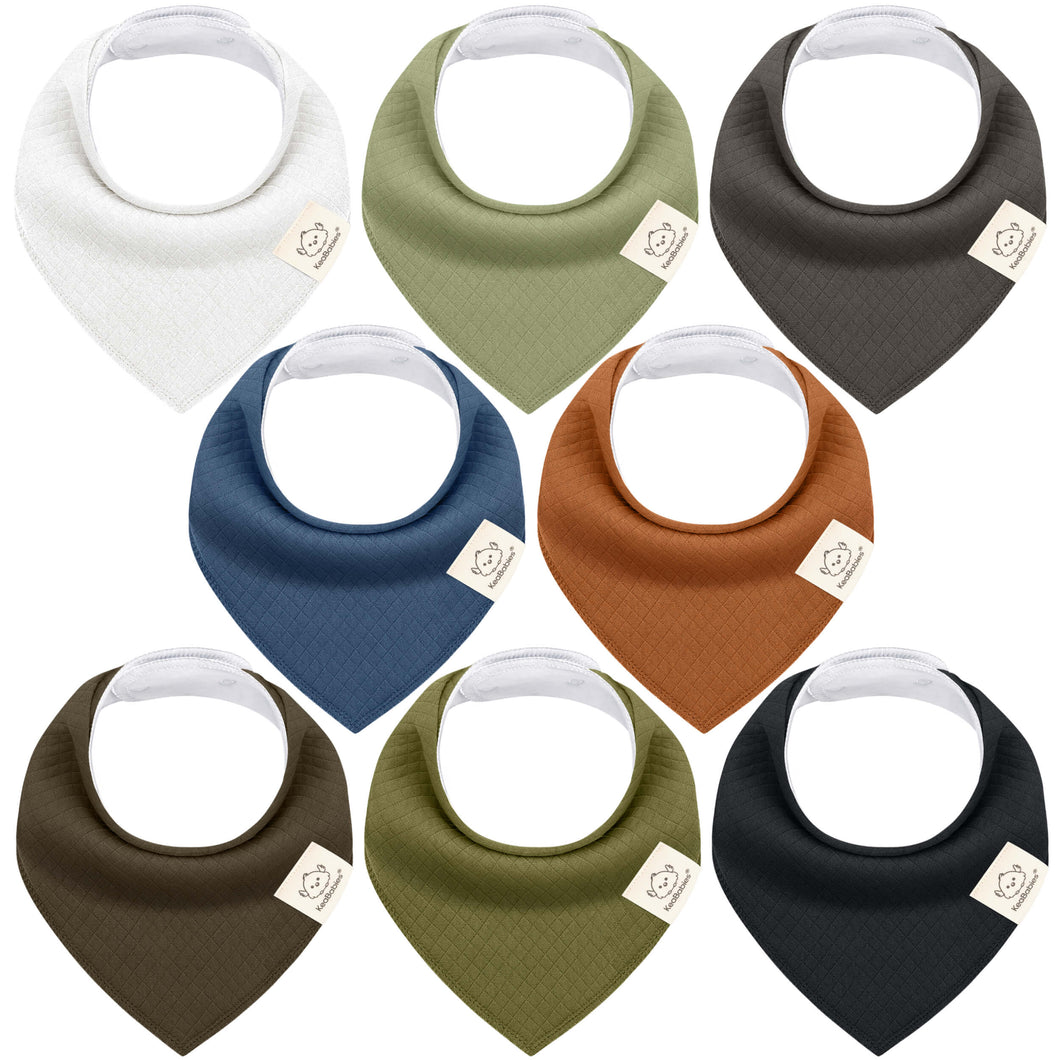 8-Pack Quin Bandana Bibs (Basics)