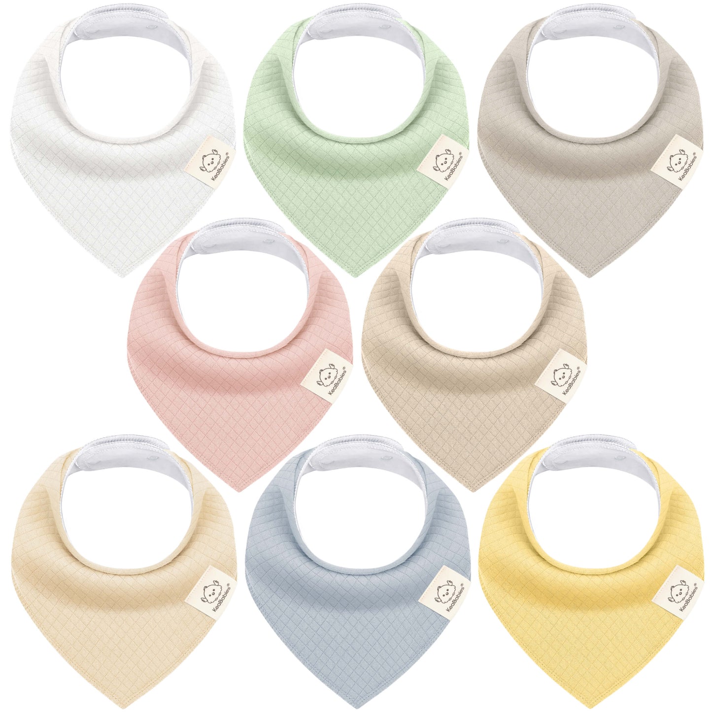 8-Pack Quin Bandana Bibs 28971235442874