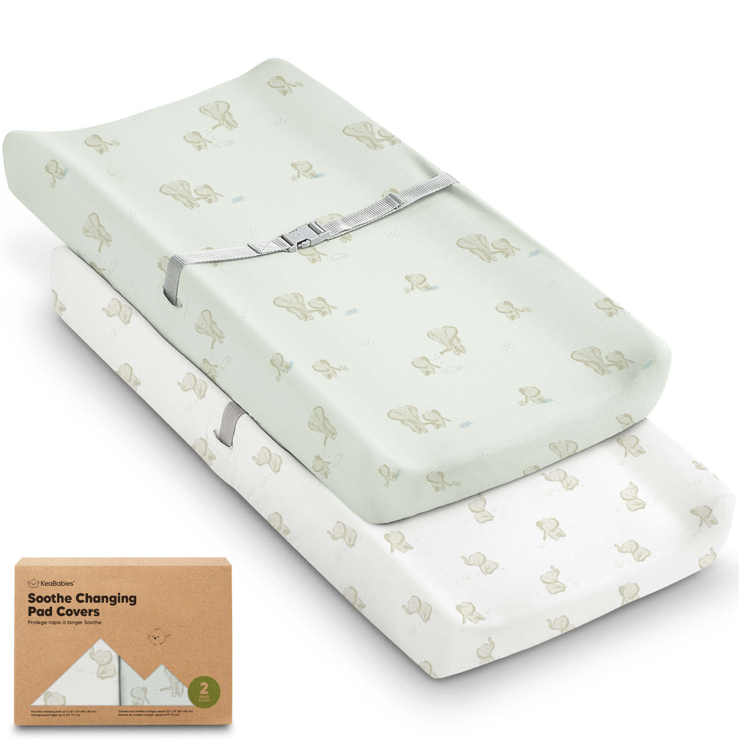 2-Pack Soothe Changing Pad Covers (Elly)